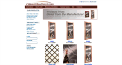 Desktop Screenshot of cabinetglassdirect.com